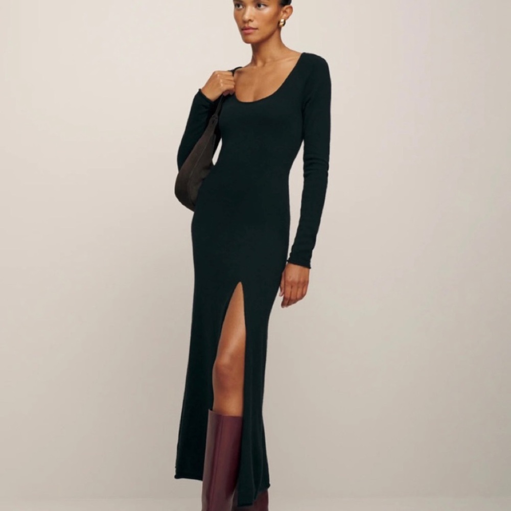 Reformation Jennita Cashmere Dress